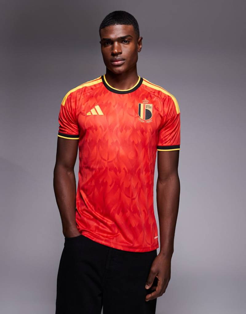 adidas Football - Belgium 2026 World Cup - Heimtrikot in Rot von adidas performance
