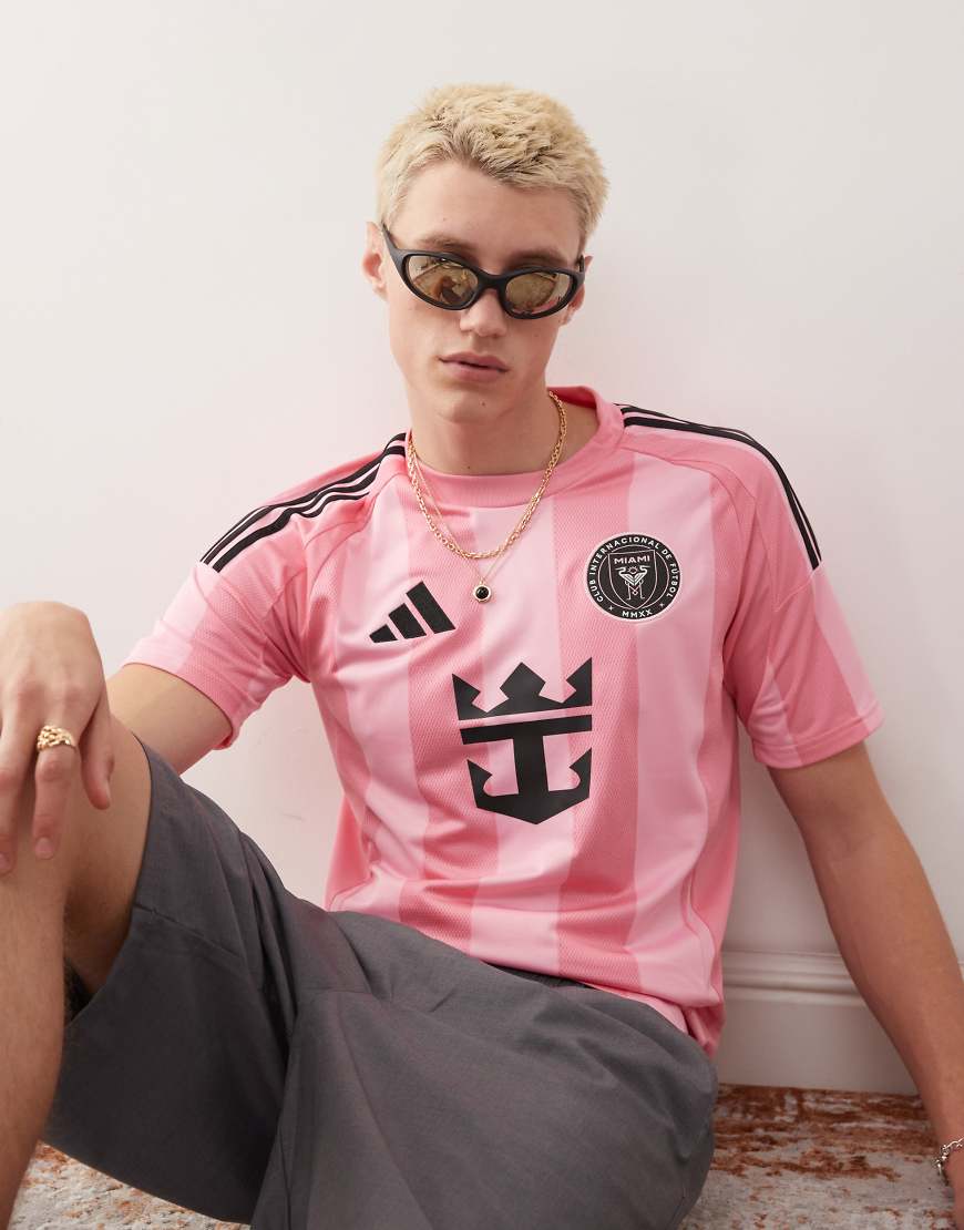 adidas Football - Inter Miami - Heimtrikotshirt in Rosa von adidas performance