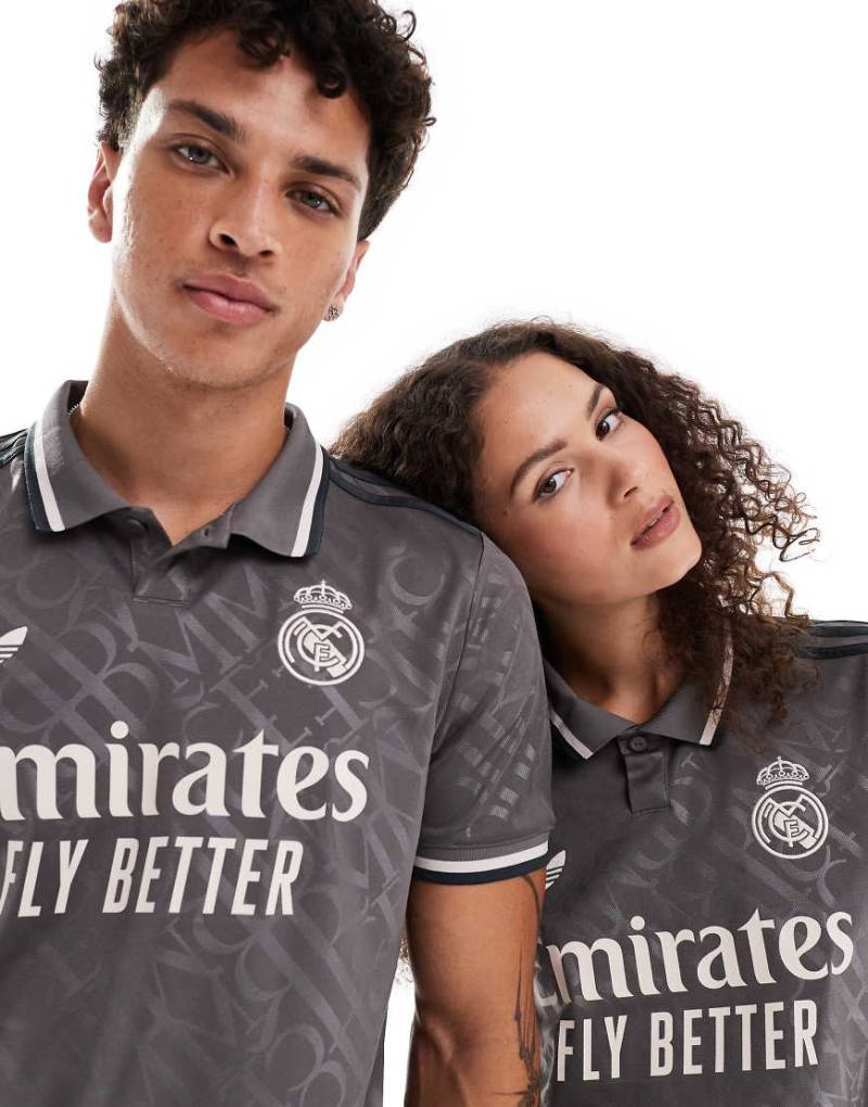 adidas Football - Real Madrid 24/25 - Ausweich-Trikot in Grau von adidas performance