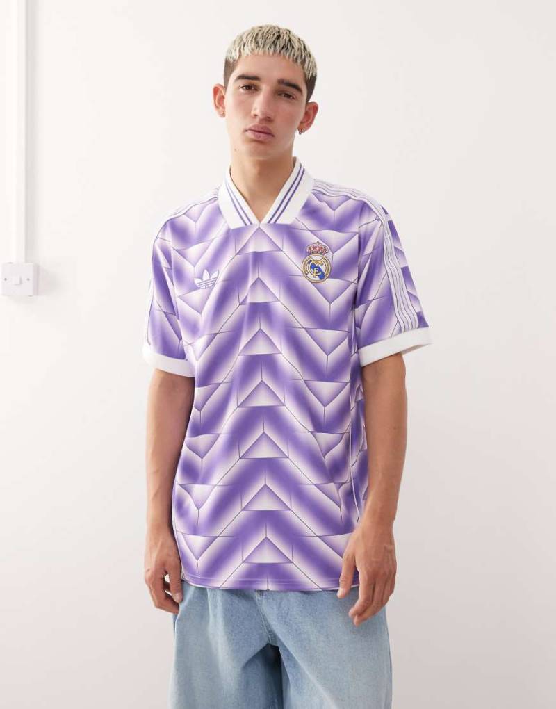 adidas Football - Real Madrid Lifestyler - Trikot in Blau-Lila von adidas performance