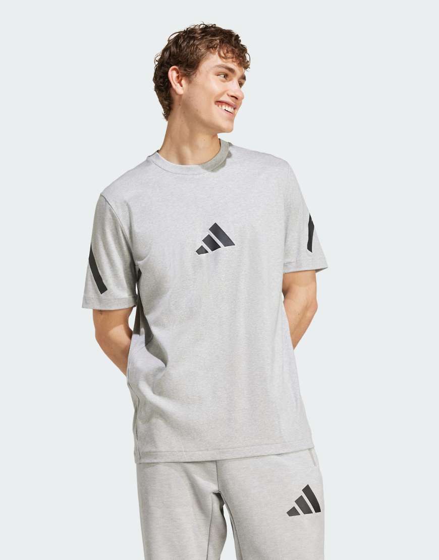 adidas Originals - Z. N.E. - Hochwertiges T-Shirt in Grau von adidas performance