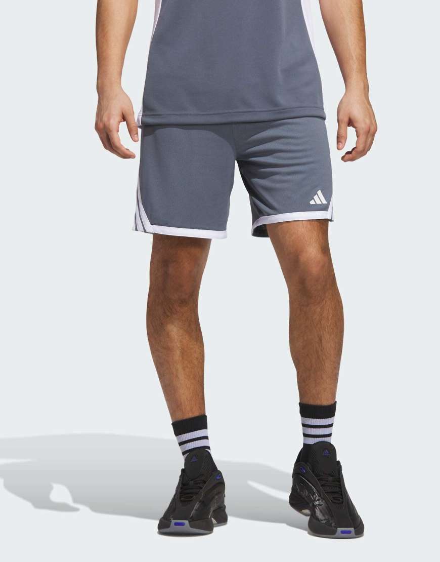 adidas Performance - 3G Speed Reversible Basketball Aeroready - Shorts in Grey Four / Weiß-Grau von adidas performance