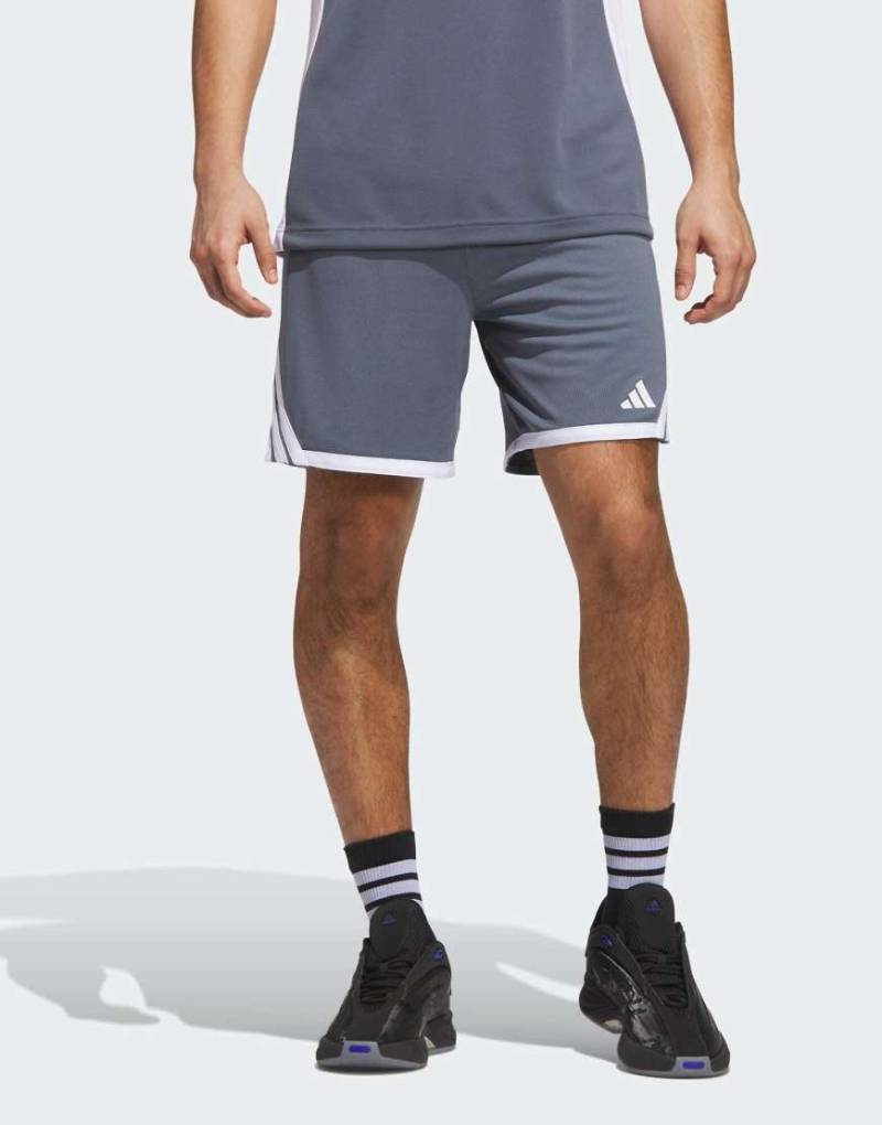 adidas Performance - 3G Speed Reversible Basketball Aeroready - Shorts in Grey Four / Weiß-Grau von adidas performance