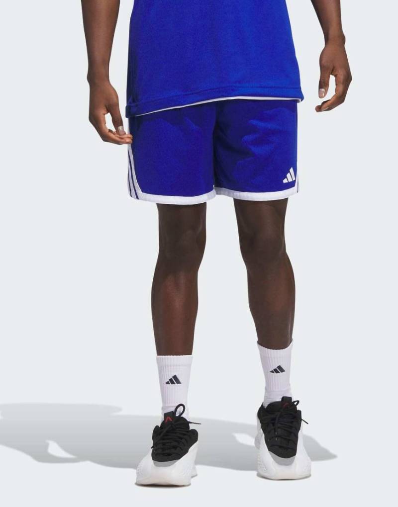 adidas Performance - 3G Speed Reversible Basketball Aeroready - Shorts in Royalblau/Weiß von adidas performance
