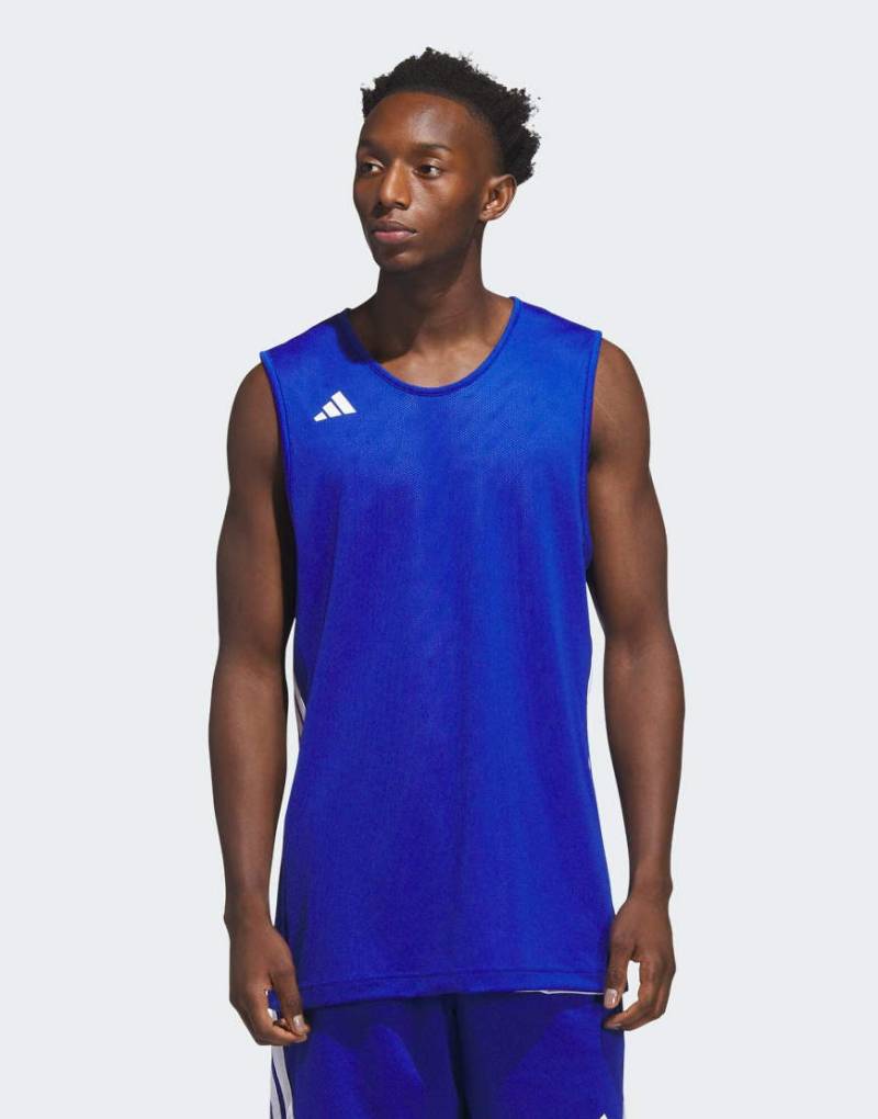 adidas Performance - 3G Speed Reversible Basketball Aeroready - Trikot in Royalblau/Weiß von adidas performance