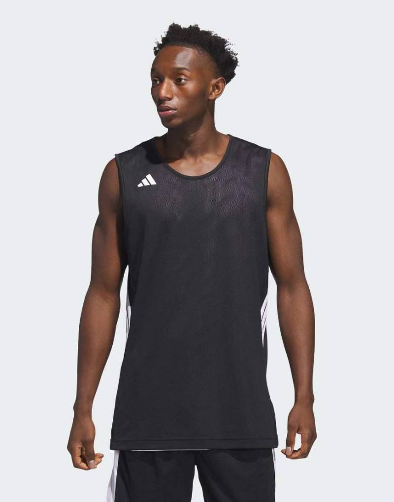 adidas Performance - 3G Speed Reversible Basketball Aeroready - Trikot in Schwarz/Weiß von adidas performance