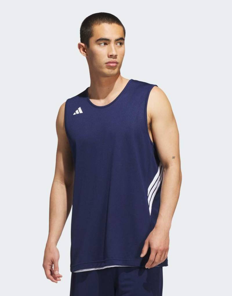 adidas Performance - 3G Speed Reversible Basketball Aeroready - Trikot in Team Navy/Weiß-Blau von adidas performance