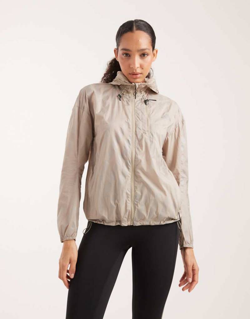 adidas Performance - Adi365 - Reflektierende Laufjacke in Wonder Cargo-Neutral von adidas performance