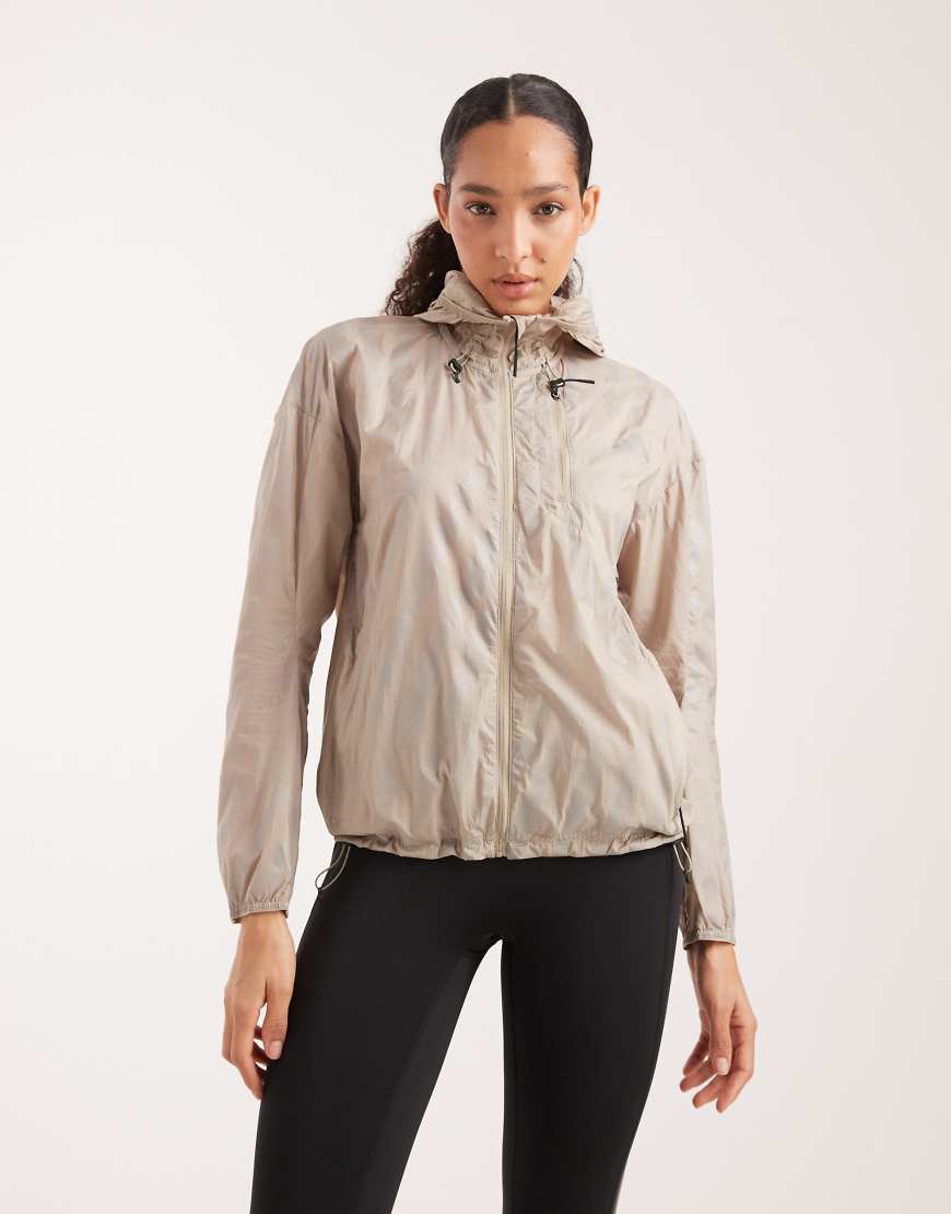 adidas Performance - Adi365 - Reflektierende Laufjacke in Wonder Cargo-Neutral von adidas performance