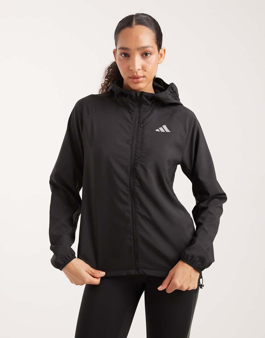 adidas Performance - Adi365 Running Essentials - Jacke in Schwarz von adidas performance