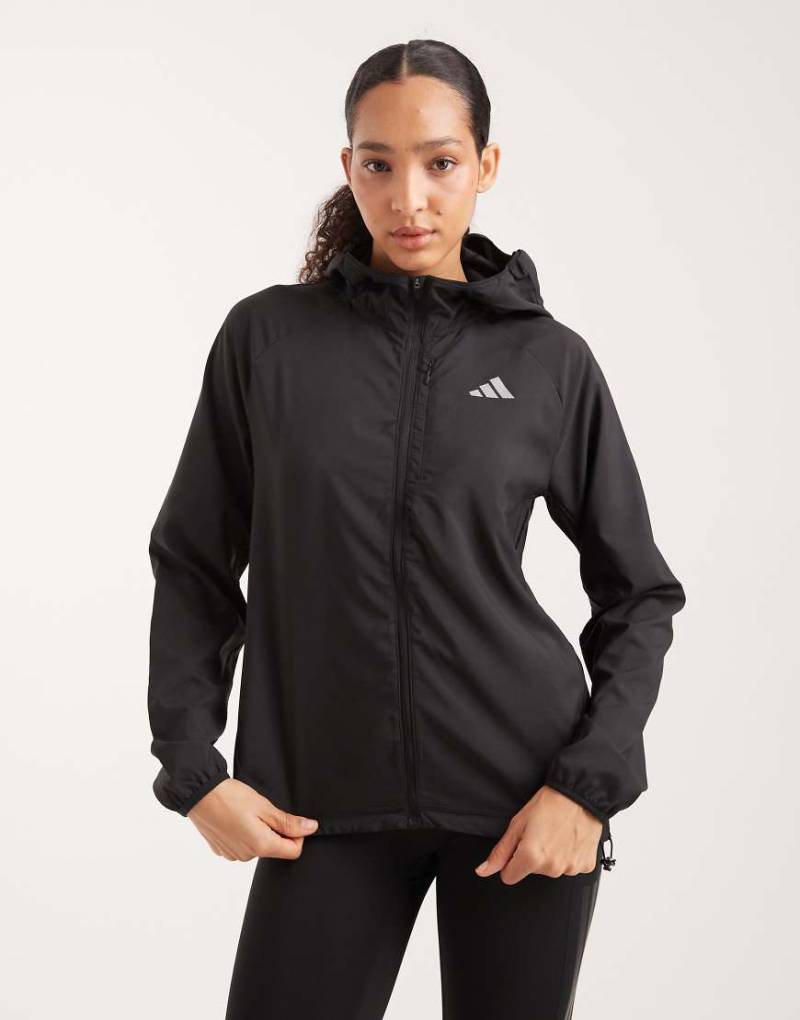 adidas Performance - Adi365 Running Essentials - Jacke in Schwarz von adidas performance