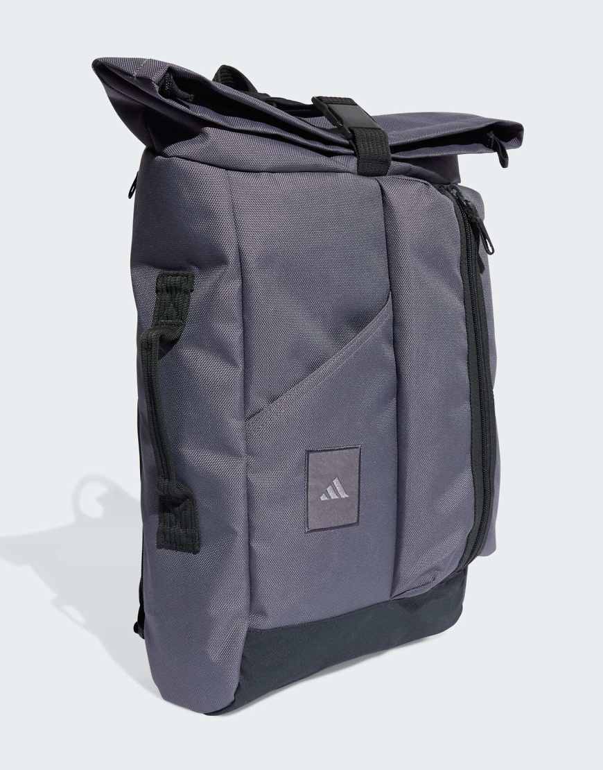 adidas Performance - Adidas - Utility-Rucksack in Trace Grey mit Rolltop-Verschluss-Grau von adidas performance