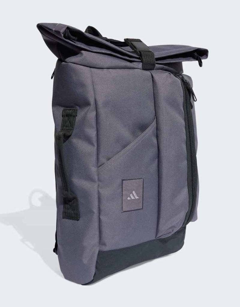 adidas Performance - Adidas - Utility-Rucksack in Trace Grey mit Rolltop-Verschluss-Grau von adidas performance