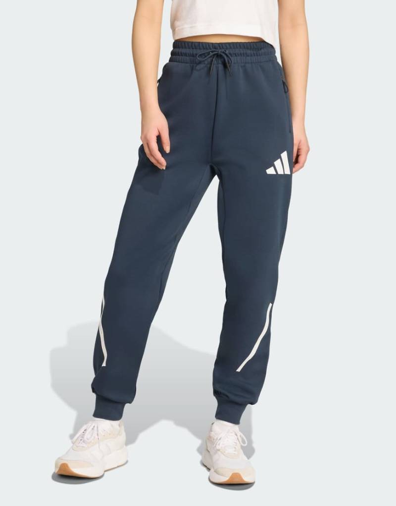 adidas Performance - Adidas Z. N.E. - Hose in Aurora Ink-Marineblau von adidas performance