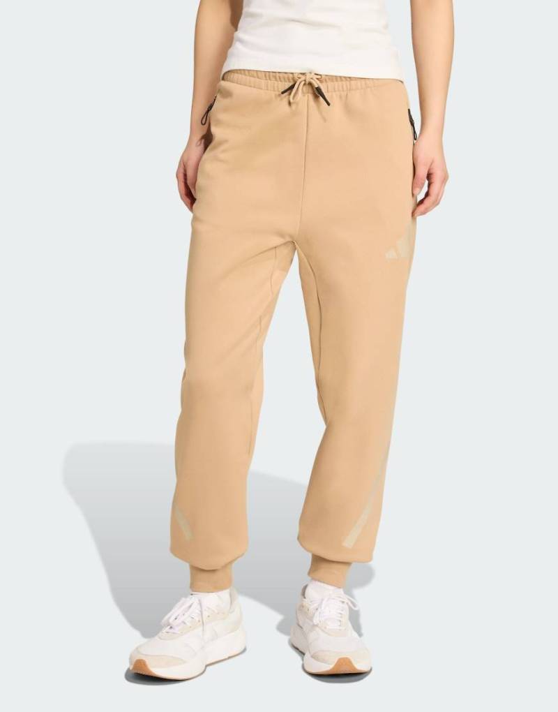 adidas Performance - Adidas Z. N.E. - Hose in Warm Sandstone-Brown von adidas performance