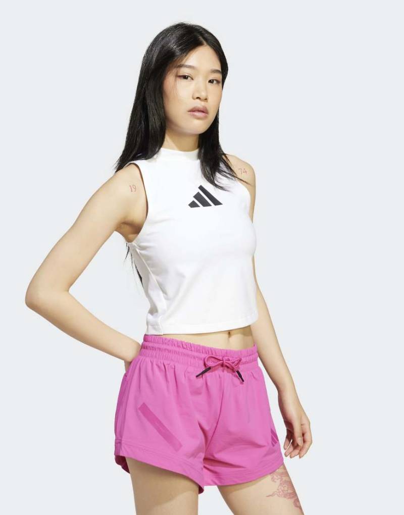 adidas Performance - Adidas Z. N.E. - Tanktop in Weiß von adidas performance