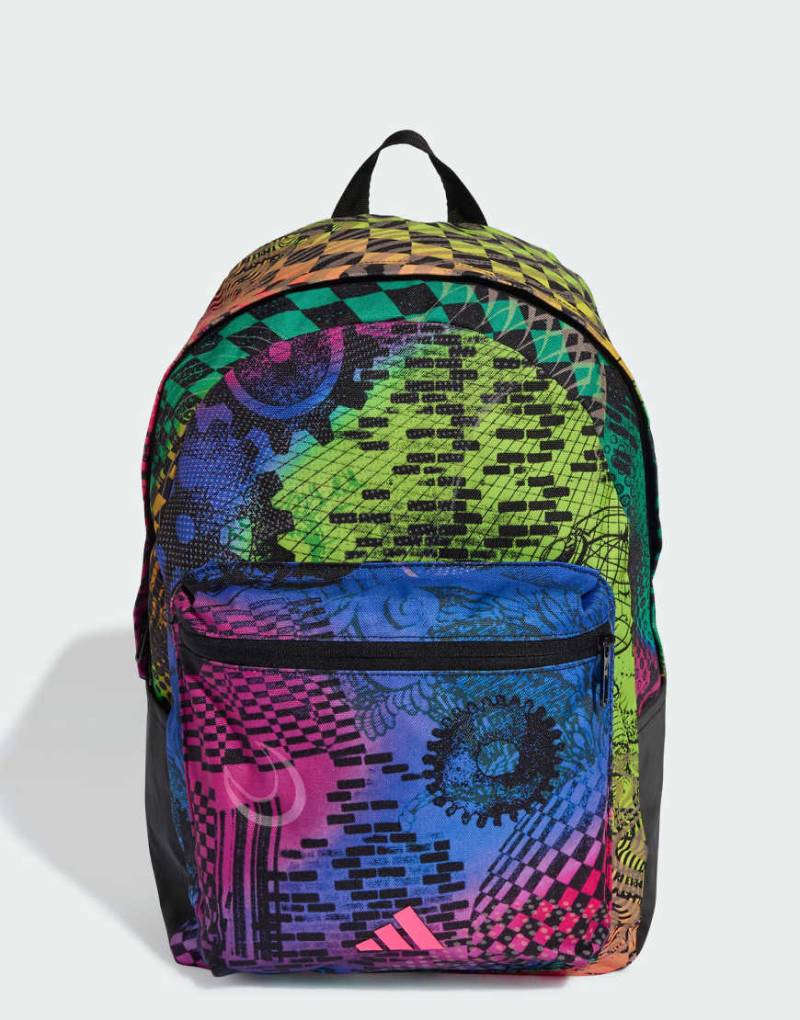 adidas Performance - Adidas x Jeremy Scott - Rucksack in Bunt/Lucid Pink von adidas performance