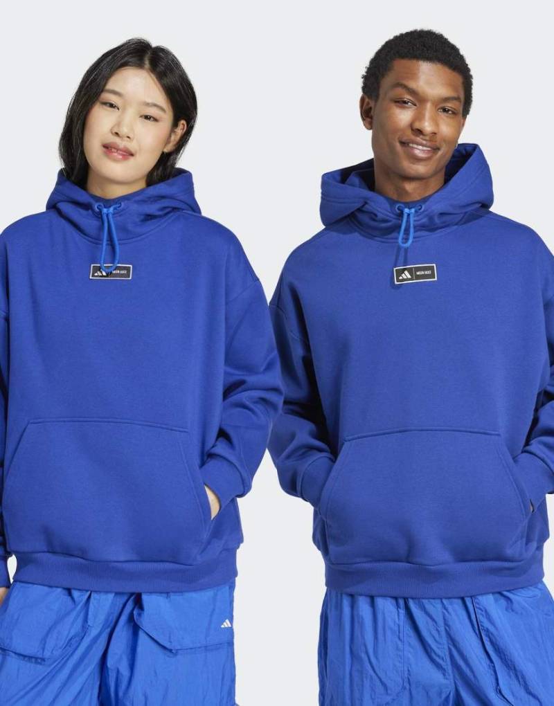 adidas Performance - Adidas x moon boot - Kapuzenpullover in Puderblau von adidas performance
