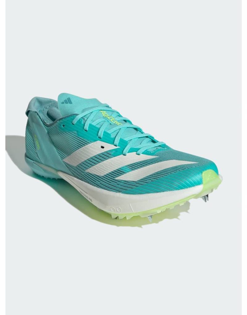 adidas Performance - Adizero Ambition - Sportschuhe in Flash Aqua/Zero-Metallic/Leuchtend Gelb-Blau von adidas performance