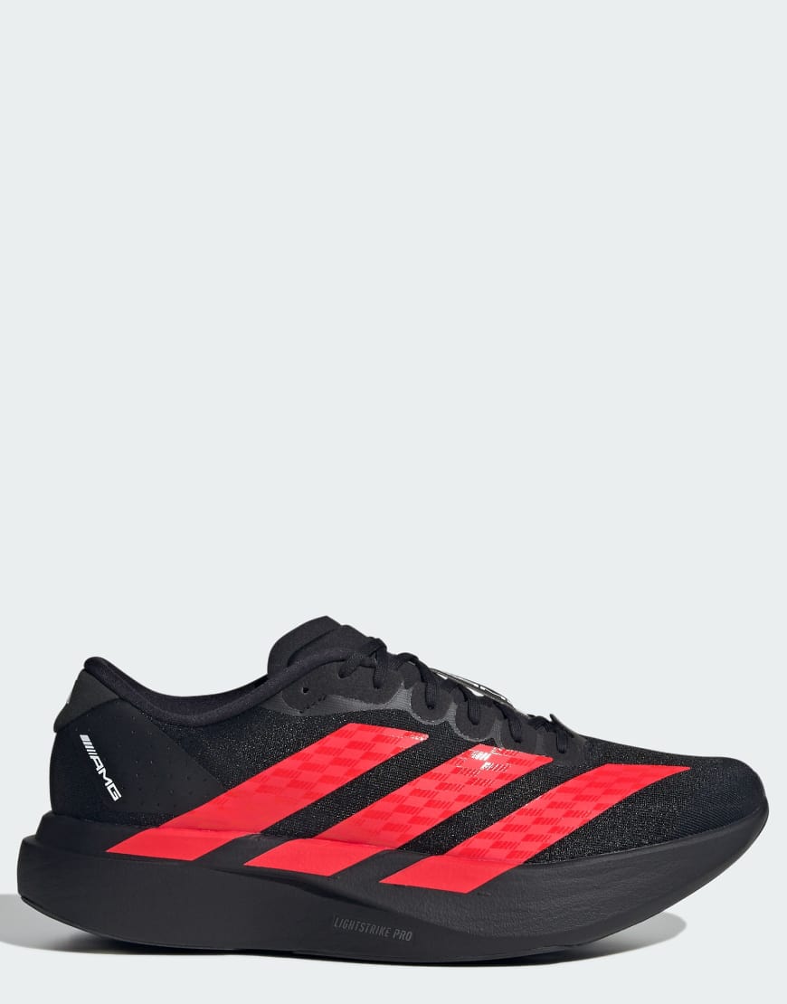 adidas Performance - Adizero Evo SL AMG - Schuhe in Core Black/Lucid Red/Cloud White-Schwarz von adidas performance