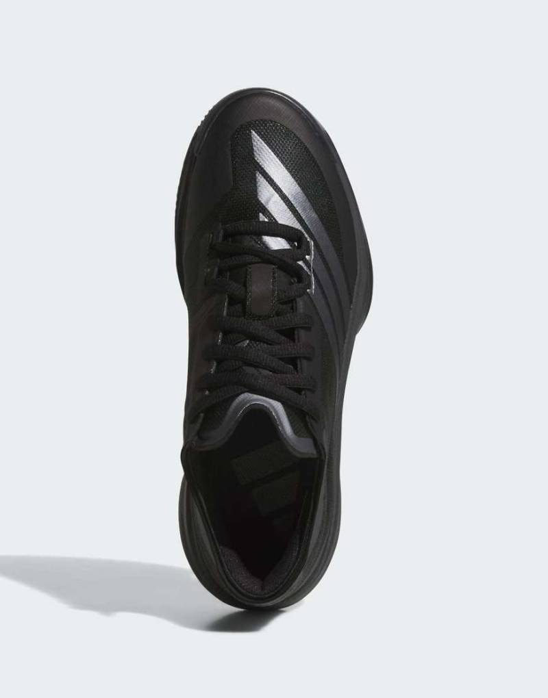 adidas Performance - Adizero Select 2.0 Low - Sneaker in Schwarz und Iron Metallic von adidas performance