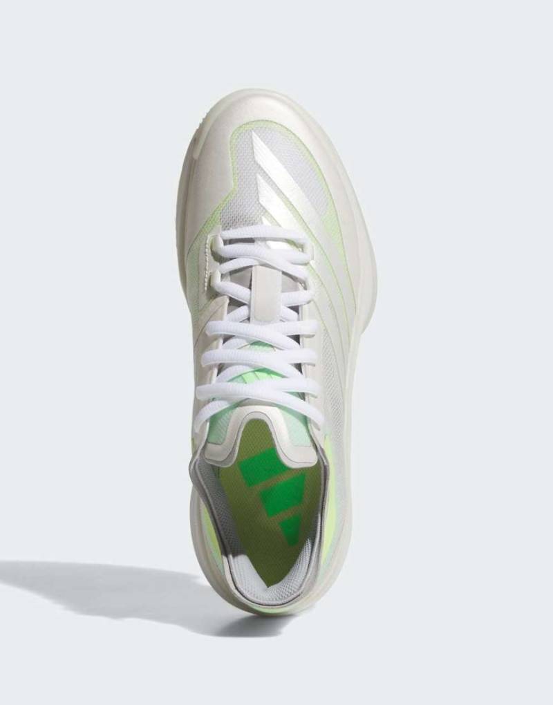 adidas Performance - Adizero Select 2.0 - Niedrige Sneaker in Grau und Limettengrün-Silber von adidas performance