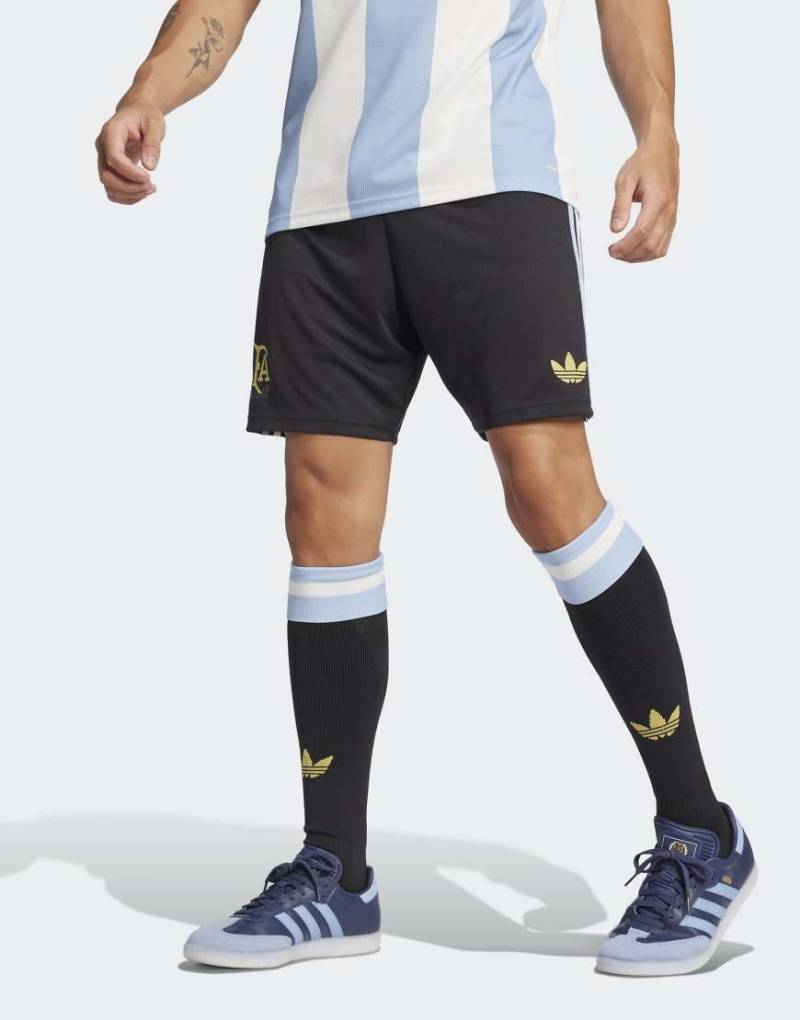 adidas Performance - Argentina - Jubiläums-Shorts in Schwarz von adidas performance