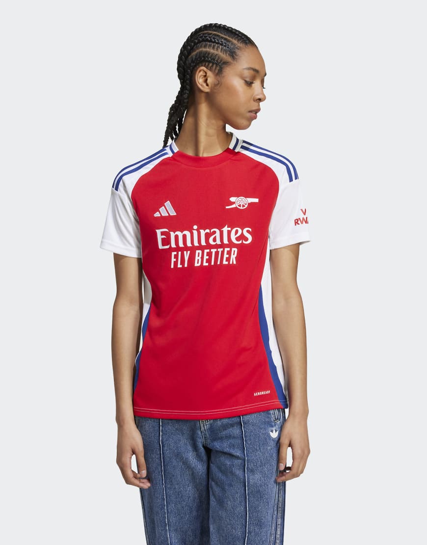 adidas Performance - Arsenal 24/25 - Heimspiel-Trikot in Better Scarlet/Weiß-Rot von adidas performance