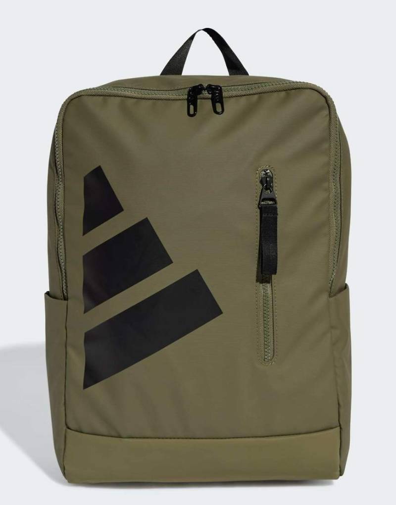 adidas Performance - Back-to-University -Rucksack in Olive Strata und Schwarz-Grün von adidas performance