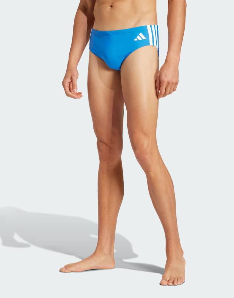adidas Performance - Badehose in Bright Royal und Weiß mit 3-Streifen-Logo-Blau von adidas performance