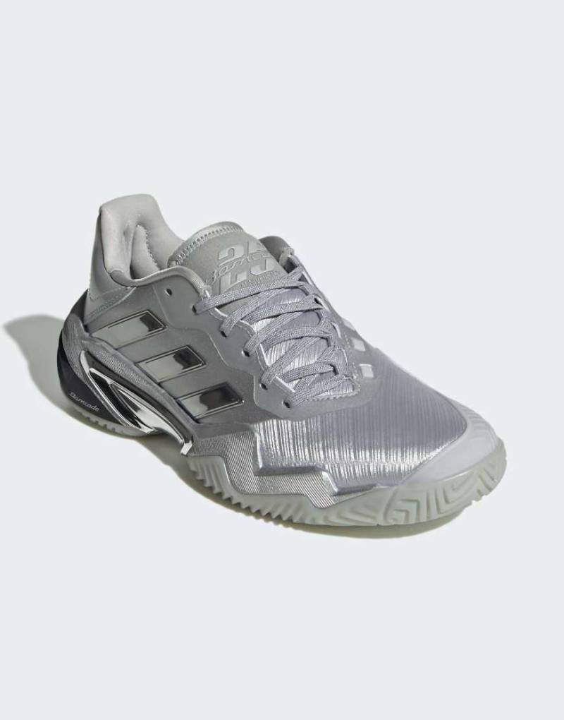 adidas Performance - Barricade 13 Silver Edition - Tennisschuhe in Silver Metallic-Silber von adidas performance