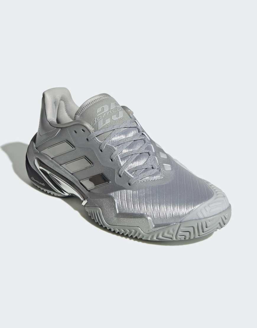 adidas Performance - Barricade 13 Silver Edition - Tennisschuhe in Silver Metallic-Silber von adidas performance