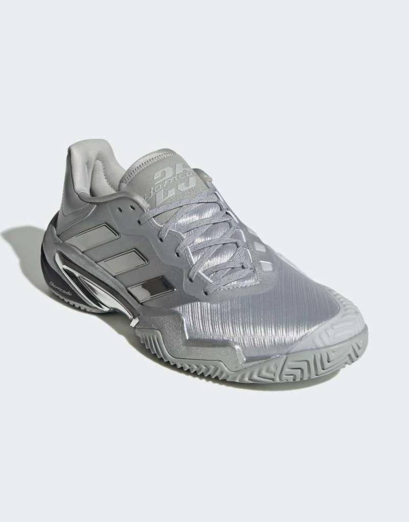 adidas Performance - Barricade 13 Silver Edition - Tennisschuhe in Silver Metallic-Silber von adidas performance