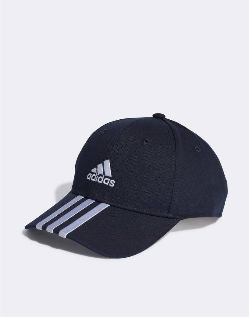 adidas Performance - Baseballkappe in Marineblau mit den 3 Streifen von adidas performance
