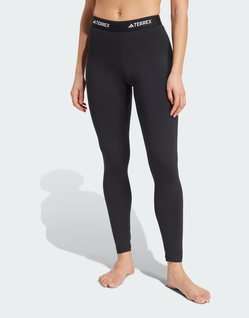 adidas Performance - Baselayer-Leggings aus Synthetikstoff in Schwarz von adidas performance