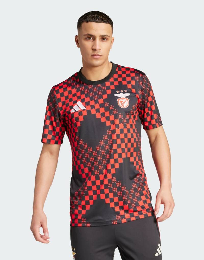 adidas Performance - Benfica 25/26 - Pre-Match-Trikot in Schwarz von adidas performance