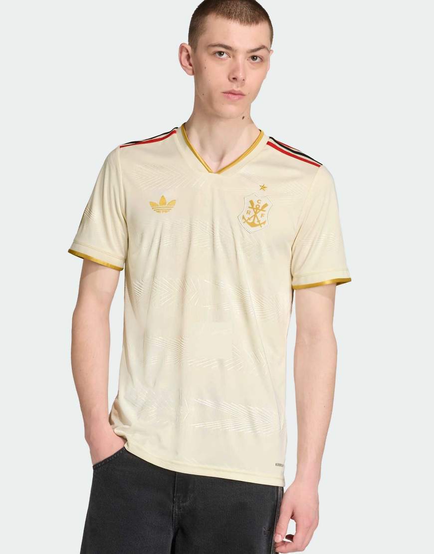 adidas Performance - CR Flamengo 25 - Third - Trikot in Cremeweiß von adidas performance