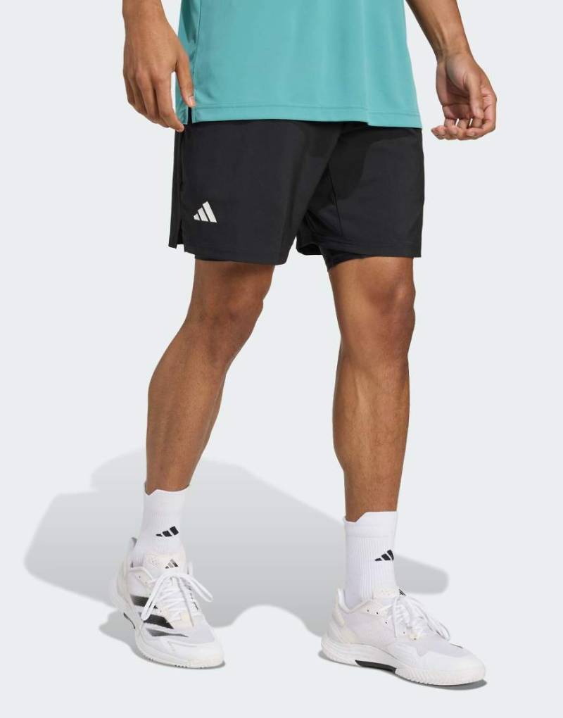 adidas Performance - Club Tennis Climacool - 2-in-1-Shorts in Schwarz adidas Performance - Club Tennis Climacool - 2-in-1-Shorts in Schwarz von adidas performance