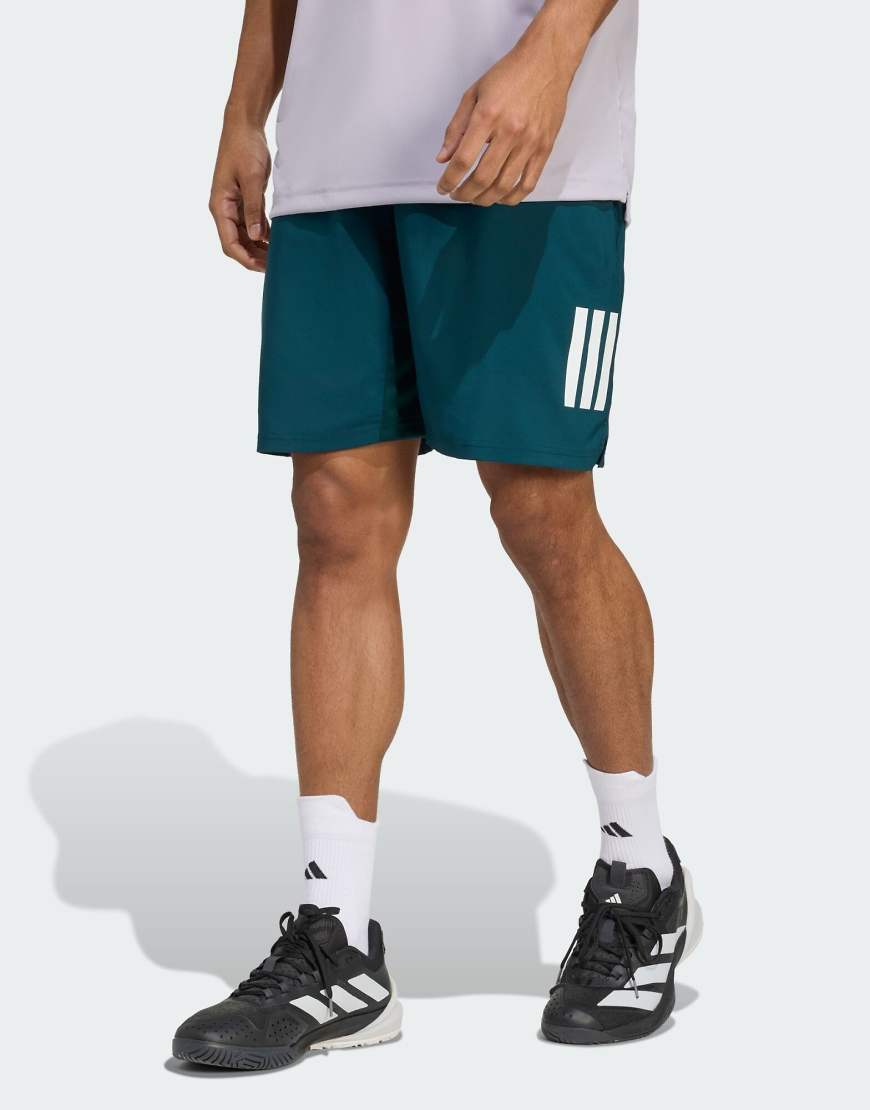 adidas Performance - Club Tennis Climacool - Shorts in Aurora Ivy mit den 3 Streifen-Grün von adidas performance