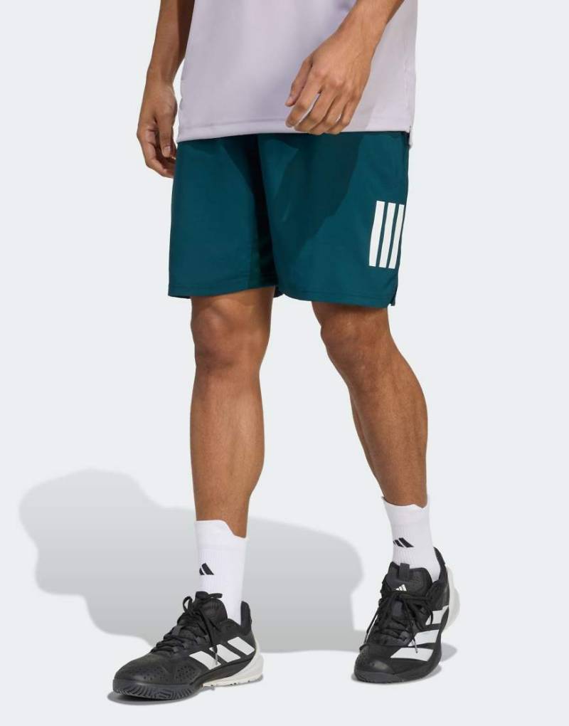 adidas Performance - Club Tennis Climacool - Shorts in Aurora Ivy mit den 3 Streifen-Grün von adidas performance