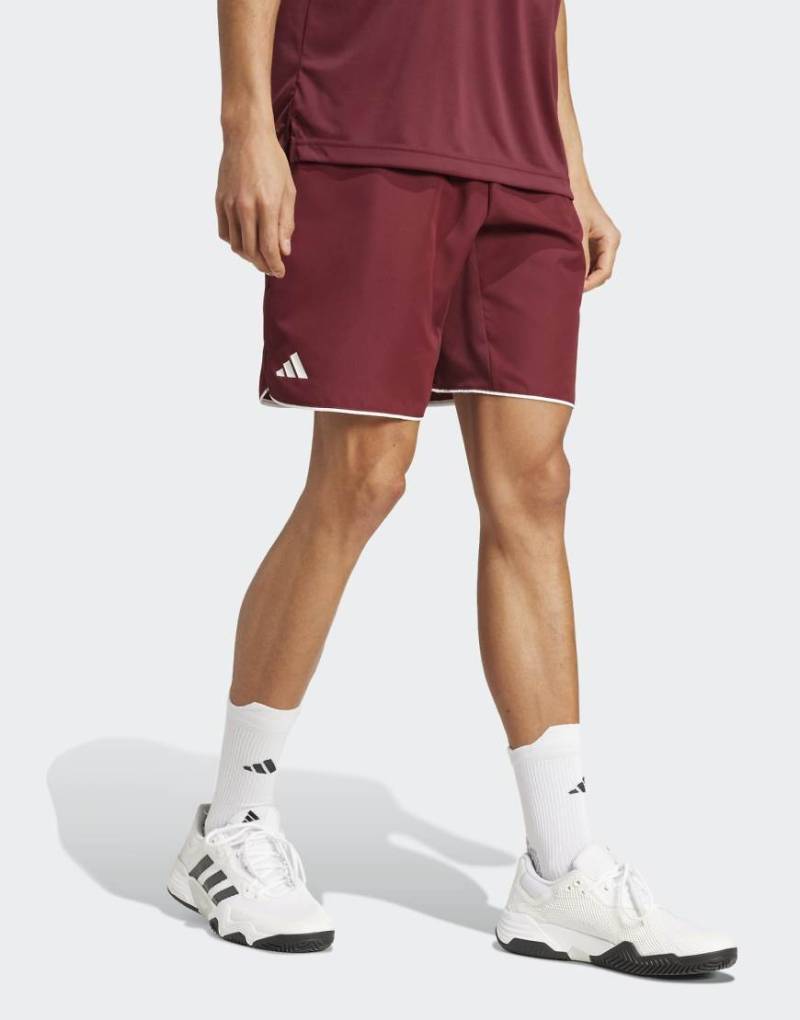 adidas Performance - Club Tennis - Climacool - Shorts in Shadow Red-Rot von adidas performance
