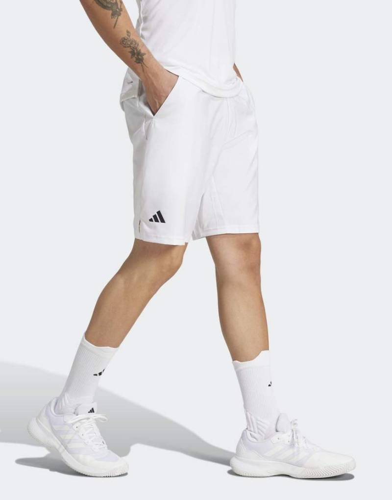 adidas Performance - Club Tennis Climacool - Shorts in Weiß mit den 3 Streifen von adidas performance