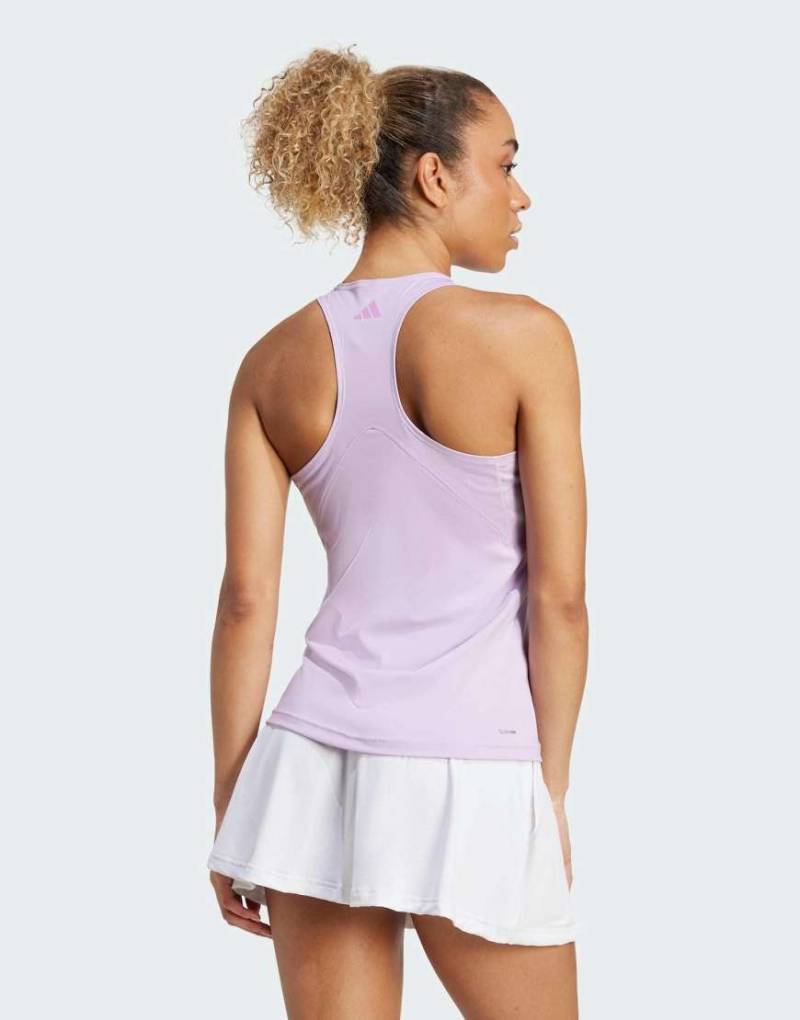 adidas Performance - Club Tennis - Climacool-Tanktop in Puderpflaume-Lila von adidas performance