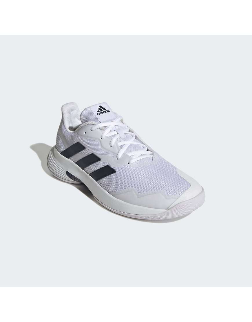 adidas Performance - Courtjam Control - Tennisschuhe in Wolkenweiß/Team-Marineblau/ von adidas performance