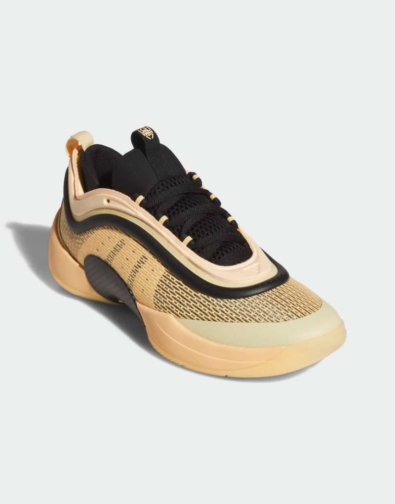 adidas Performance - D. O.N. 6 - Sneaker in Acid Orange, Core Black und Orange von adidas performance