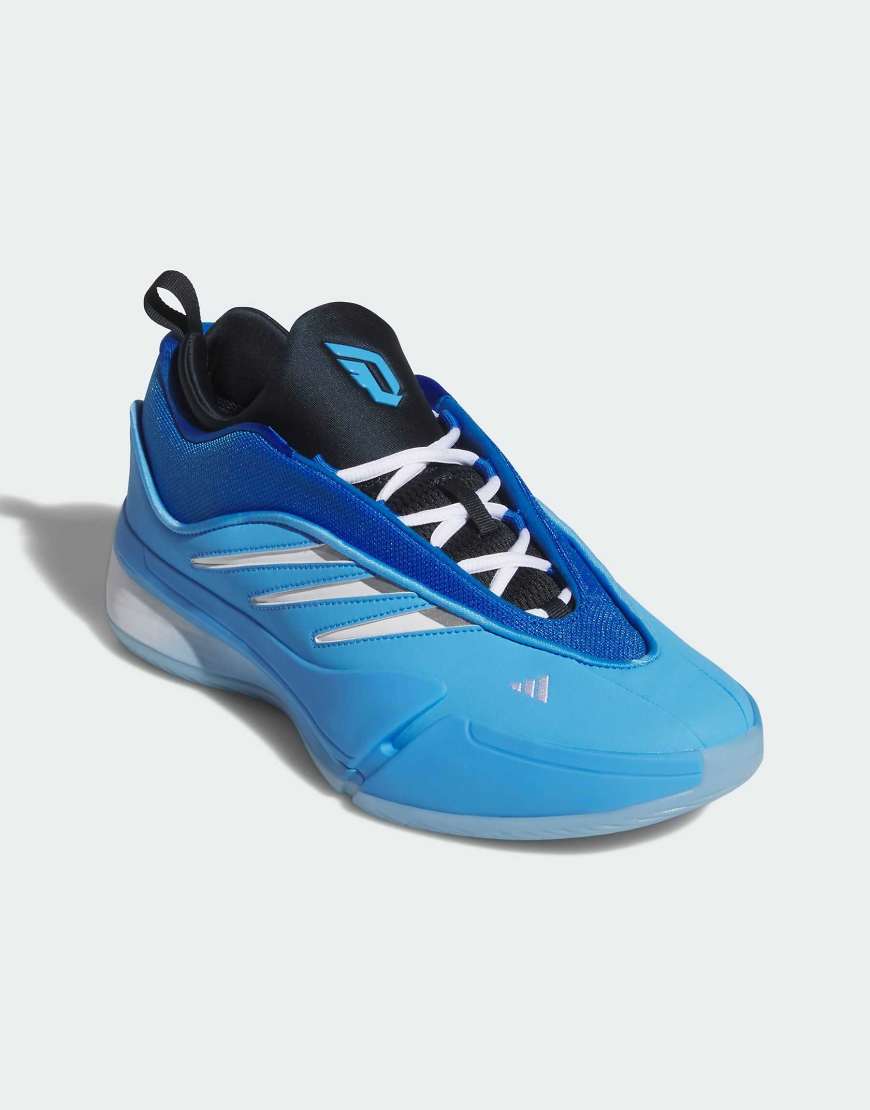 adidas Performance - Dame 9 - Sneaker in Blue Burst, Cloud White und Aurora Ink-Blau von adidas performance