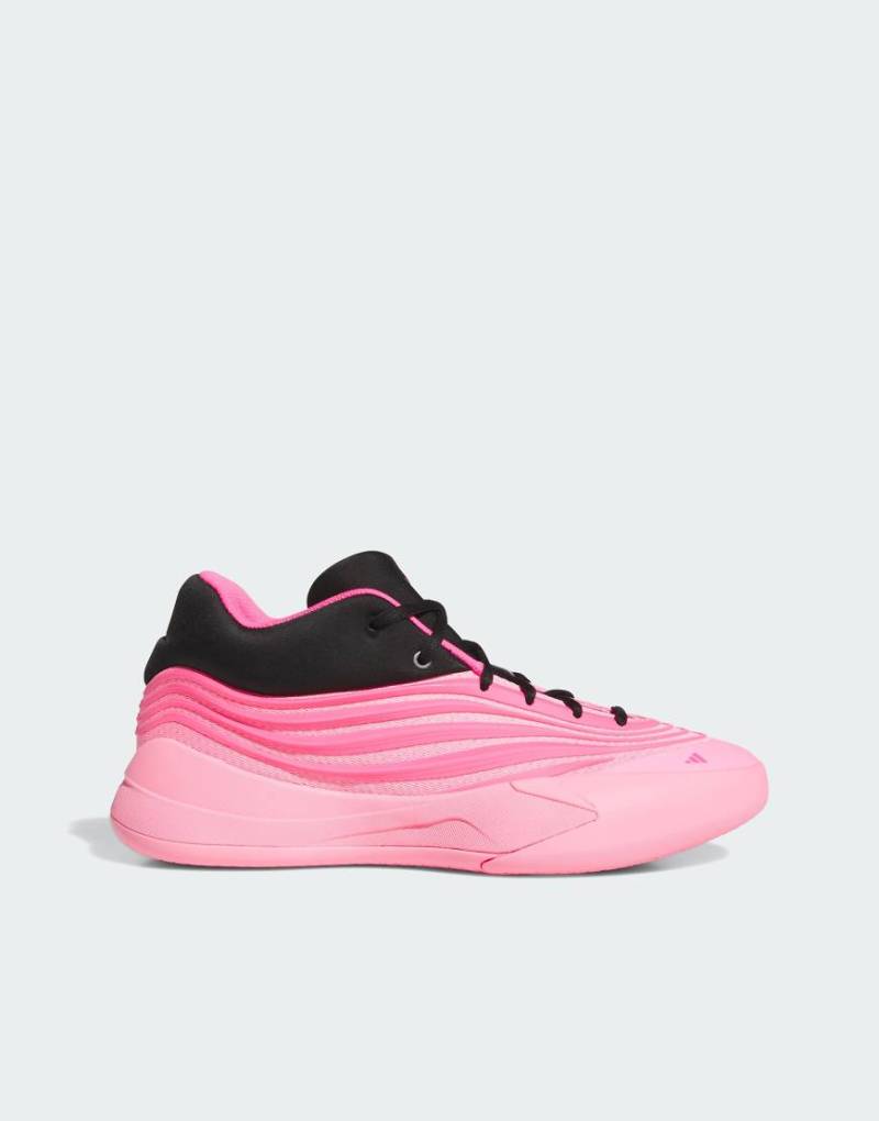 adidas Performance - Dame x - Schuhe in Beam Pink/Core Black/Lucid-Rosa von adidas performance