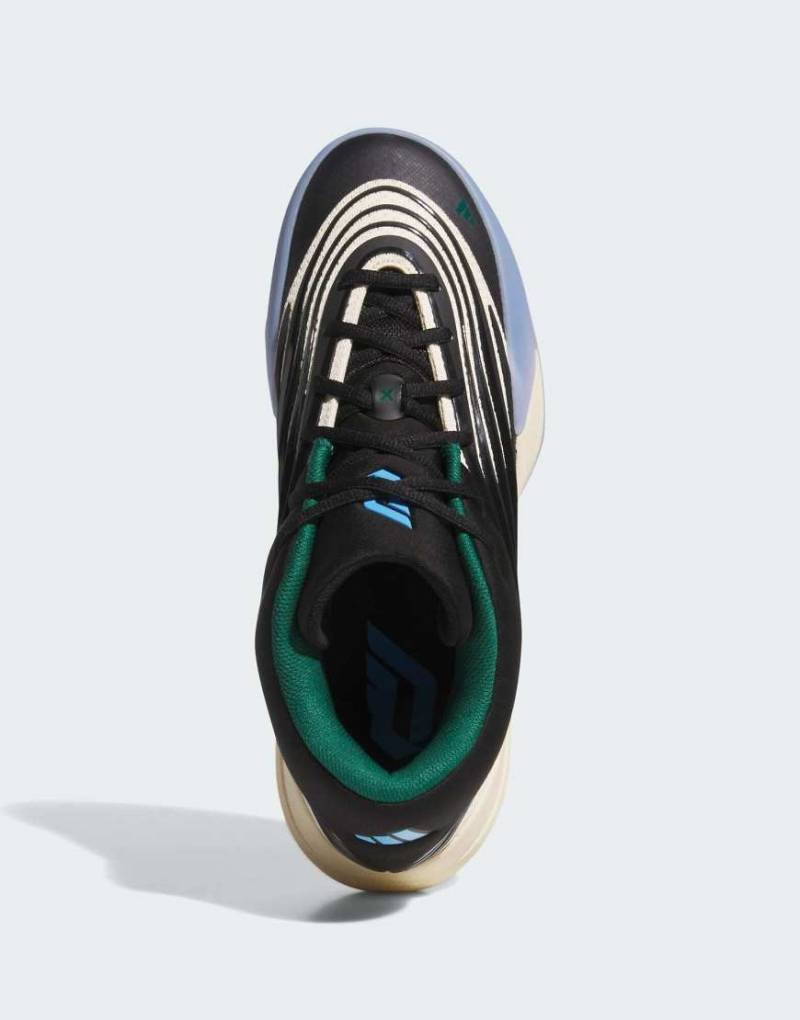 adidas Performance - Dame x - Schuhe in Schwarz und Warm Vanilla von adidas performance