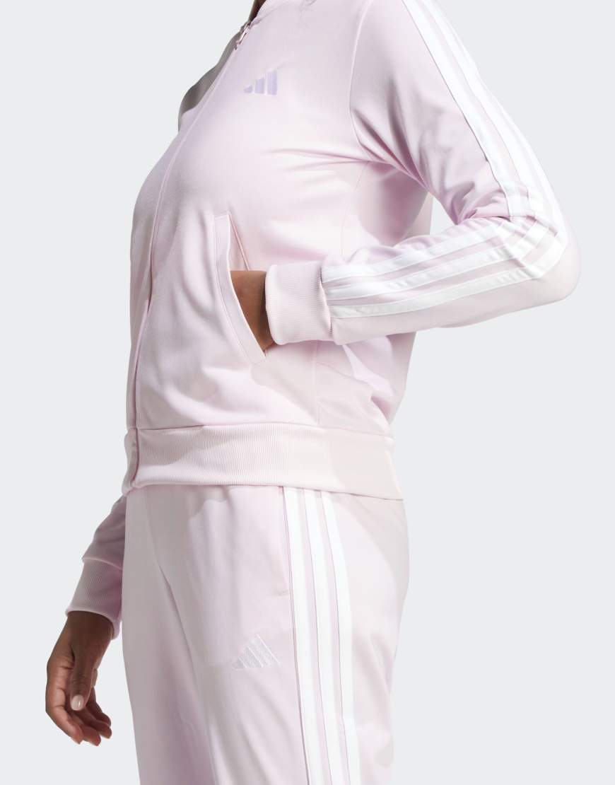 adidas Performance - Dayready - Trainingsanzug in Clear Pink-Rosa von adidas performance