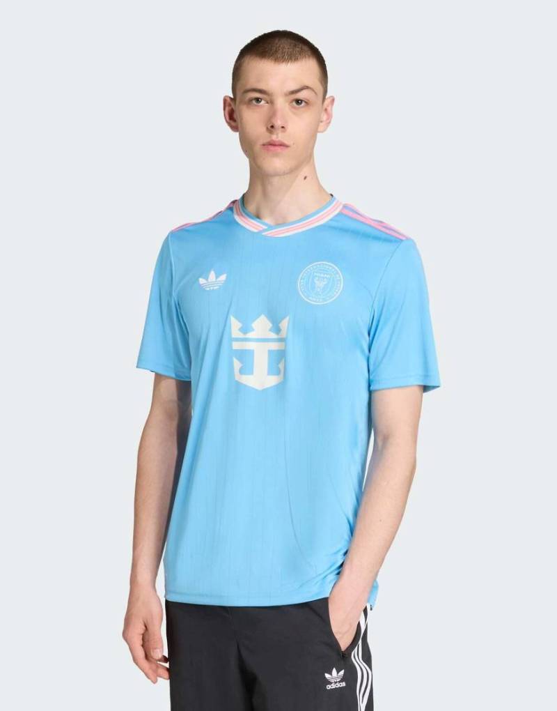adidas Performance - Drittes Trikot von Inter Miami CF 25/26 in der Farbe Semi Blue Burst-Blau von adidas performance